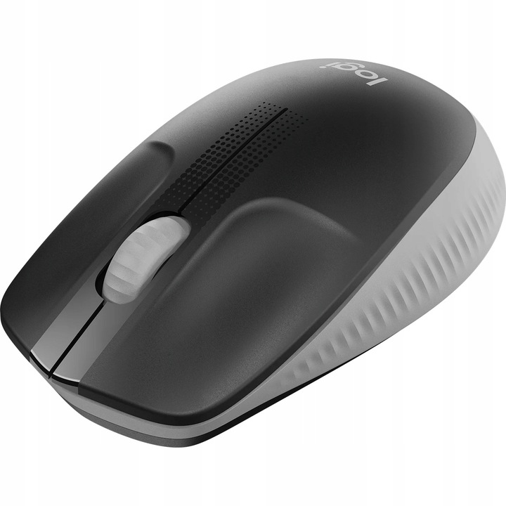 Myszka bezprzewodowa LOGITECH M190 jasno szara DUŻA mysz