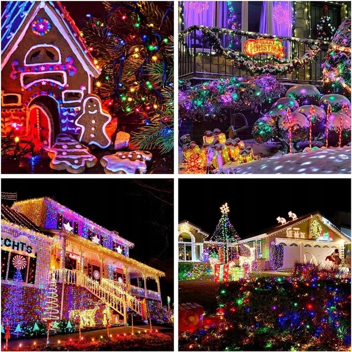 Lampki choinkowe LED LAMPKI wewnątrz 22 m 201 - 300 lampek