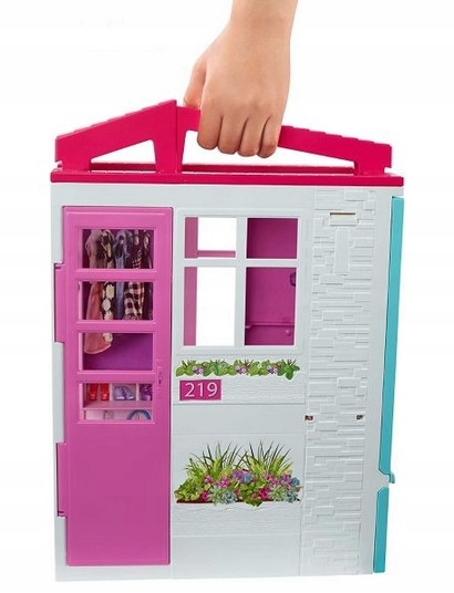BARBIE DOMEK DLA LALEK DOMEK Z LALKĄ I AKCESORIAMI