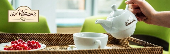 Porcelanowy zestaw do parzenia herbaty Sir Williams Duo Dzbanek i Filiżanka