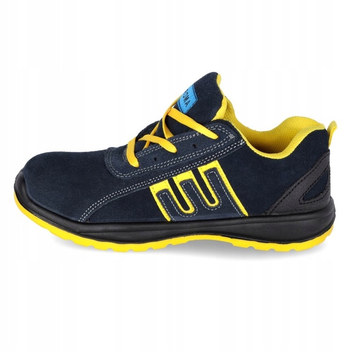 BUTY ROBOCZE SKÓRA ZAMSZOWA PODNOSEK PÓŁBUT S1 r48