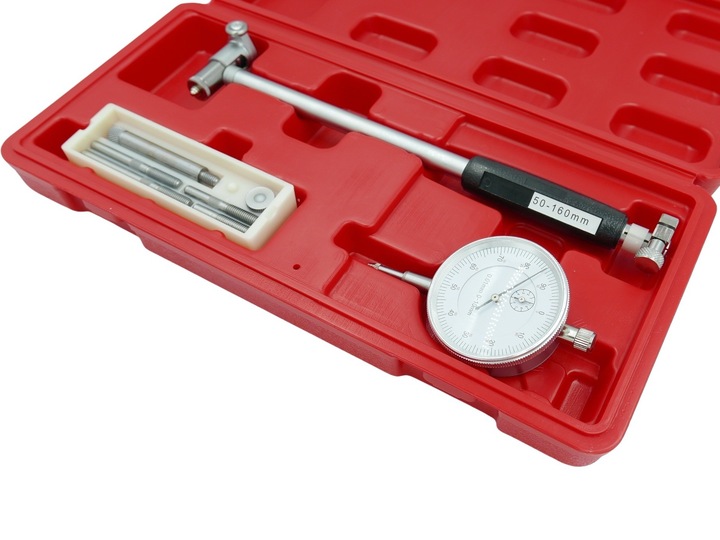 ŚREDNICÓWKA ZEGAROWA 50-160 x 0.01 mm DO CYLINDRÓW