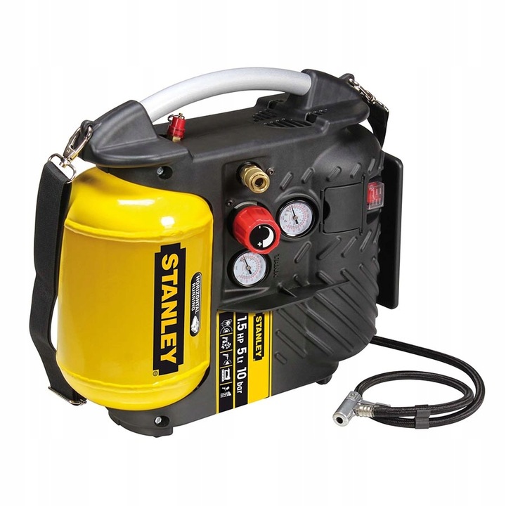 Kompresor bezolejowy Stanley Airboss 5 l 10 bar ORYGINAŁ
