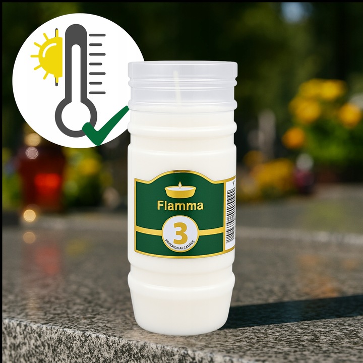 Wkłady do Zniczy Rewelacyjne na Upały Parafinowe 3dni x15 Długopalące do72h