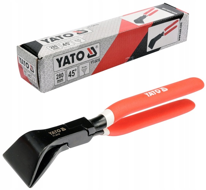 Kleszcze do gięcia blach - odgięte 45°,280mm YT-5416
