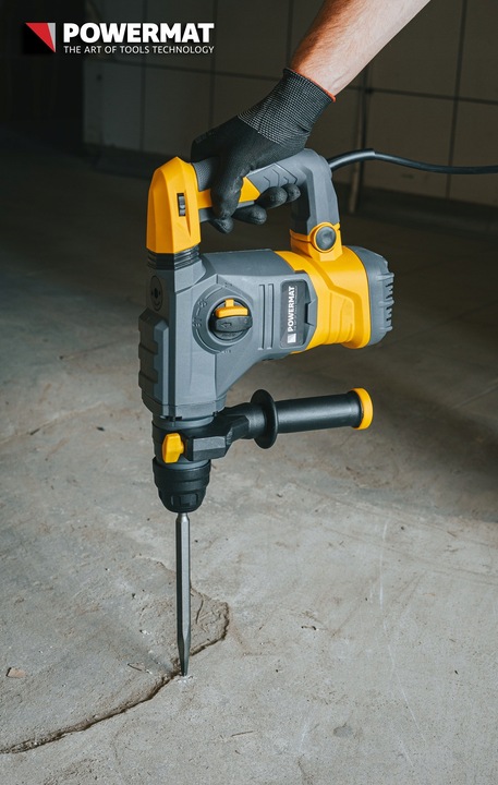 MŁOT UDAROWY MŁOTOWIERTARKA UDAR SDS+ 2600W 5,5J WALIZKA 3X WIERTŁO DŁUTA