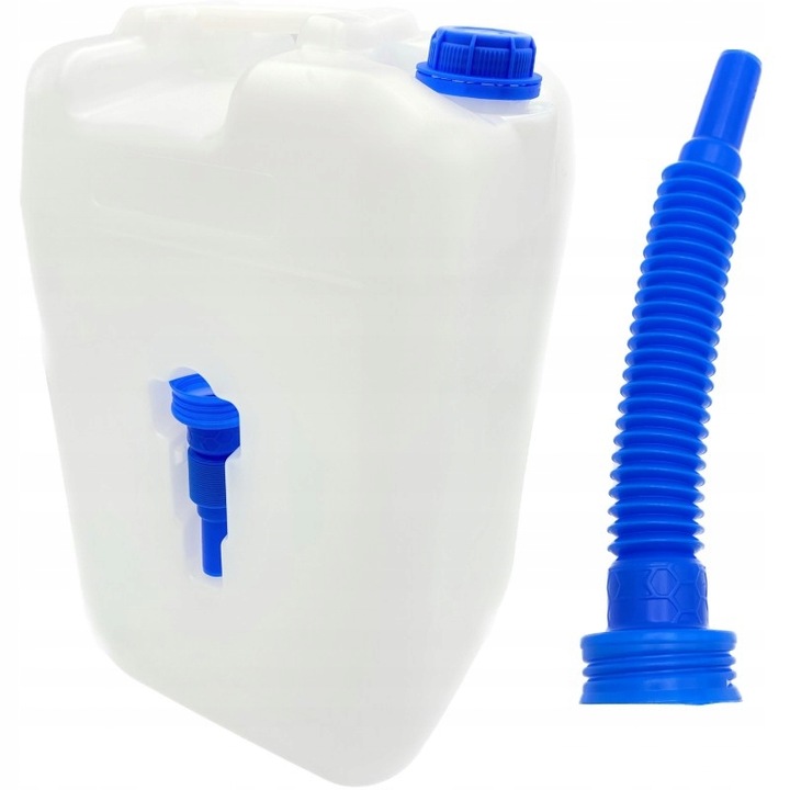 KANISTER POJEMNIK BANIAK 20L NA PALIWO OLEJ BENZYNĘ WODĘ Z LEJKIEM BAŃKA