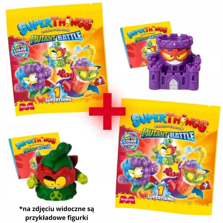 SUPER ZINGS THINGS 11 Robot Superbot SUGARFUN + 2x Saszetka Mutant Battle
