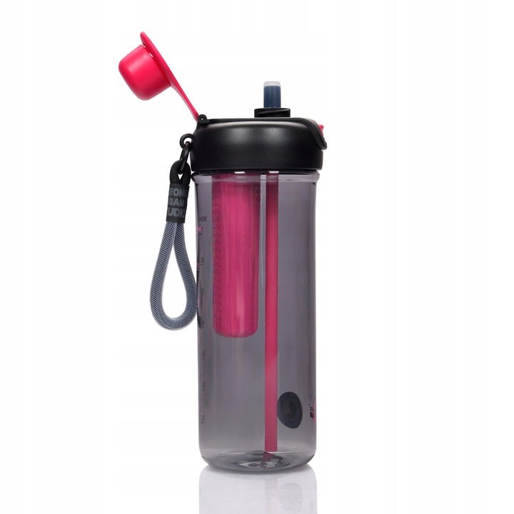 Butelka na wodę z sitkiem słomką bidon BPA free Majestic Sport 950 ml