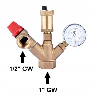 GRUPA BEZPIECZEŃSTWA DO C.O. 3 BAR