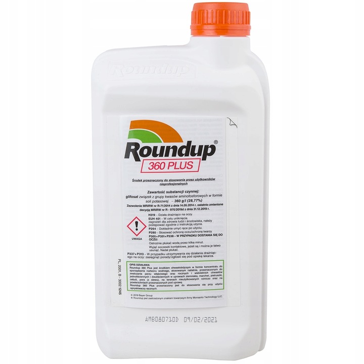Roundup 360 Plus 1L totalny na chwasty perz