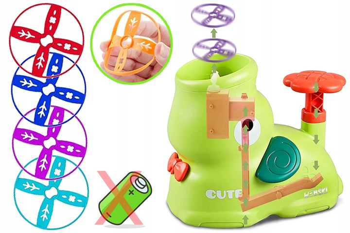 NAJLEPSZY PREZENT NA ŚWIĘTA DLA 3 4 5 6 7 LATKA WYRZUTNIA DYSKÓW ZESTAW