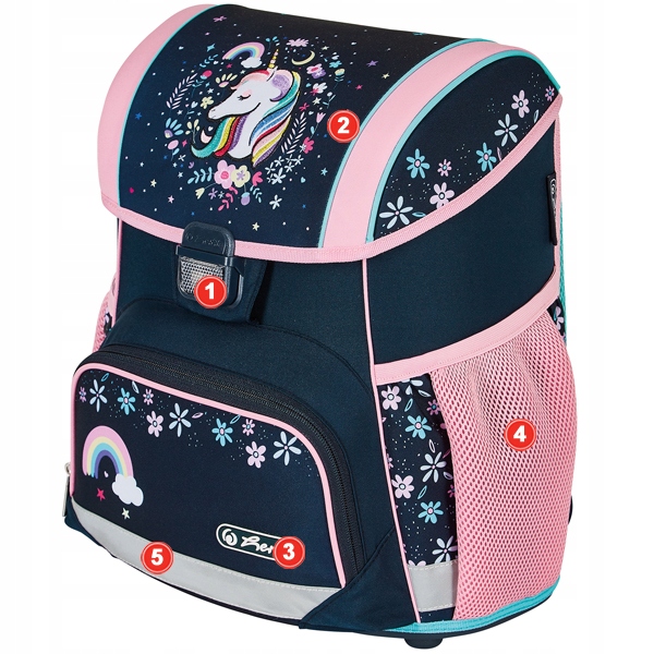 TORNISTER PLECAK SZKOLNY HERLITZ LOOP UNICORN