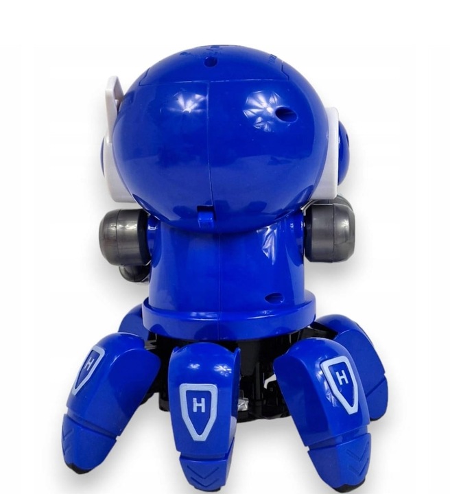 INTERAKTYWNY TAŃCZĄCY ROBOT DISCO LED LED DLA DZIECI niebieski