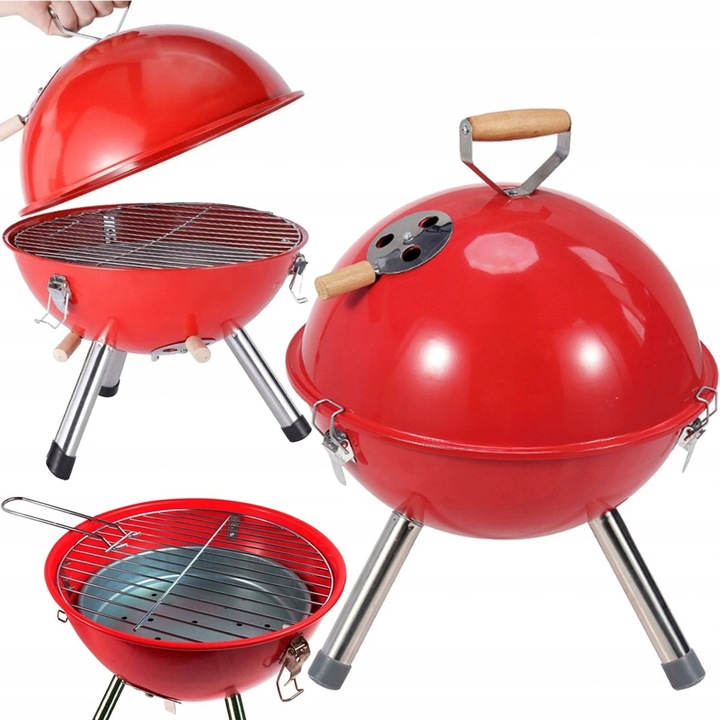 Grill węglowy Rossner 29 x 29 cm