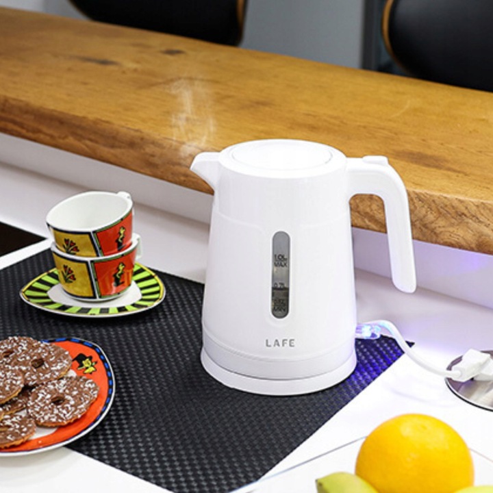 CZAJNIK LAFE ESSENTIAL S WHITE 1,0L 1500W PODSTAWA 360° AUTOMATYCZNE WYŁ.
