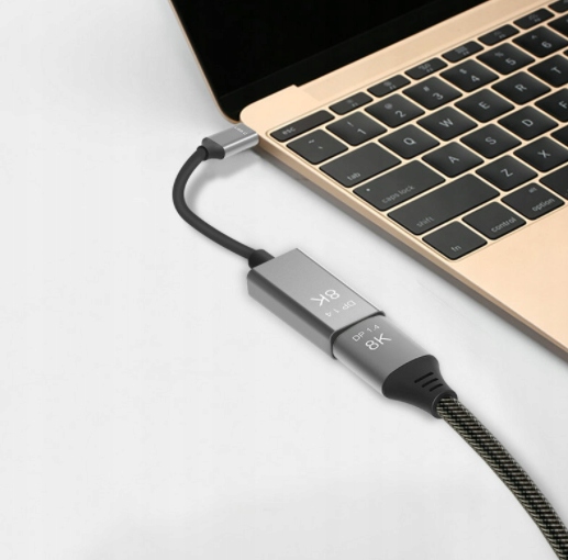 Kabel Adapter USB-C DisplayPort 1.4 8K 5K 4K Display Port Żeński 144 240Hz