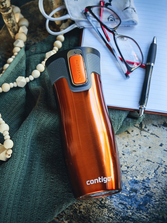 Kubek termiczny Contigo West Loop 2.0 470ml Autoseal - Pomarańczowy