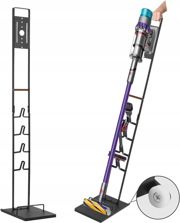SOLIDNY STOJAK DO DYSON UCHWYT WIESZAK NA KÓŁKACH V6 V7 V8 V10 V11 V12 V15