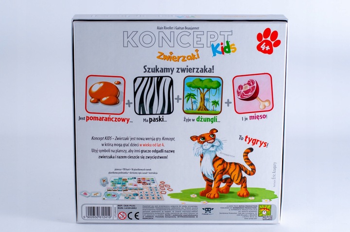 Gra planszowa Rebel Koncept Kids: Zwierzaki