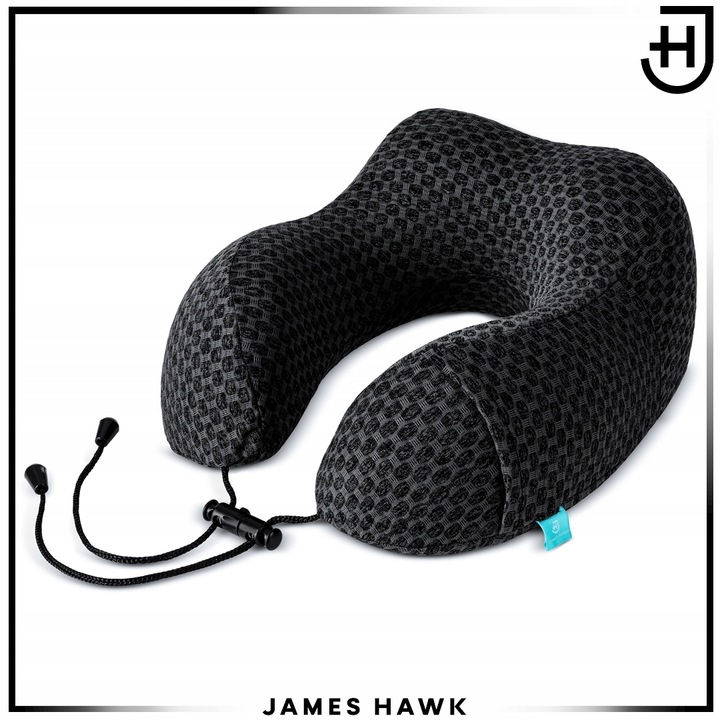 Poduszka podróżna Turystyczna Do samolotu Rogal na szyję z pianką memory 3D