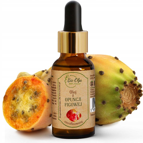 OLEJ Z OPUNCJI FIGOWEJ 100% na Zmarszczki pod Oczami BioOlja MAROKO 10ml
