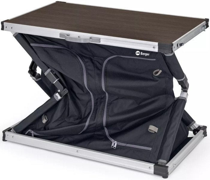 SZAFKA SKŁADANA TURYSTYCZNA WALIZKA BERGER TAMPERE M 84x80x51cm