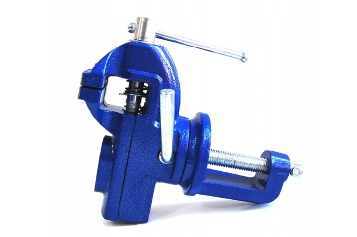 IMADŁO ŚLUSARSKIE OBROTOWE 360 Z KOWADŁEM ŻELIWNE STOŁOWE SOLIDNE 50MM