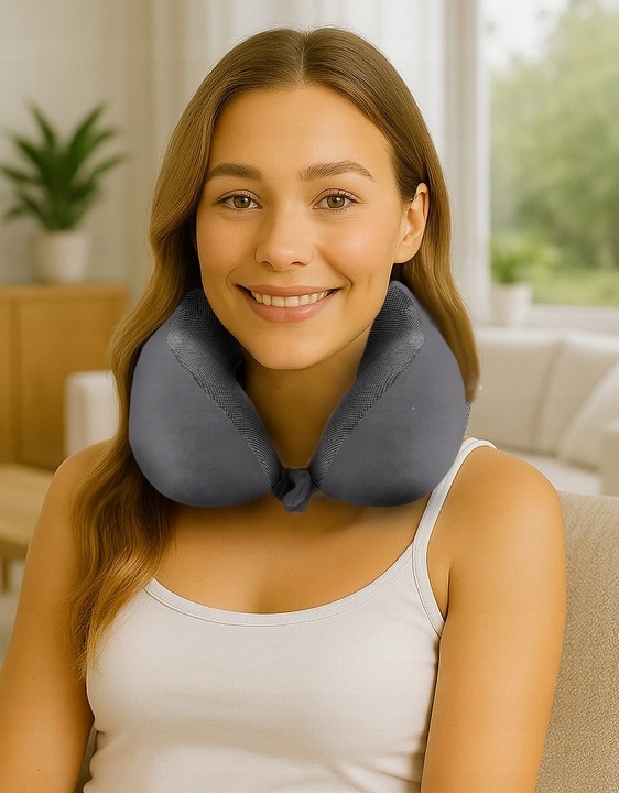 PODUSZKA PODRÓŻNA TURYSTYCZNA NA SZYJĘ ZAGŁÓWEK DO SAMOCHODU MEMORY MEDI