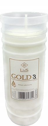 Rewelacyjne wkłady do zniczy z gwarancją czasu palenia Gold 3dni x 20szt.