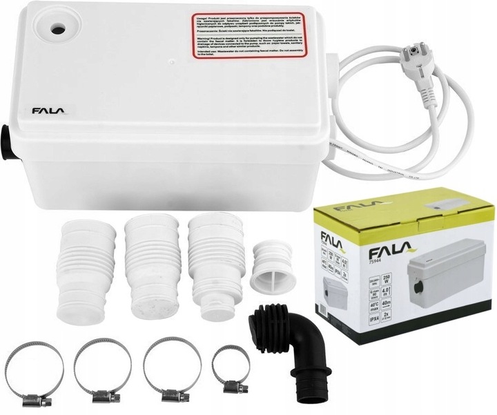 POMPA ŁAZIENKOWA DO PRYSZNICA WANNY UMYWALKI 250W AUTOMATYCZNA 80L/min