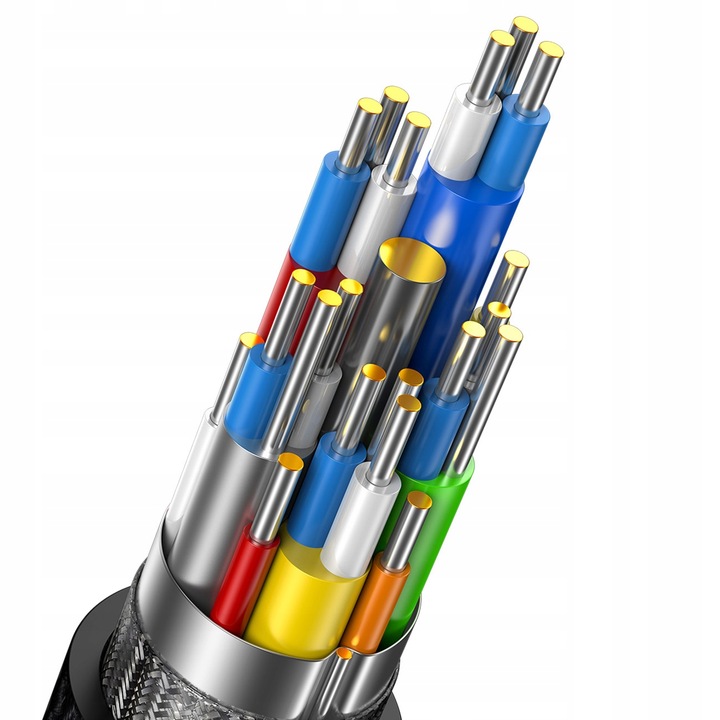 BASEUS KABEL DisplayPort 8K 60Hz HD PRZEWÓD AUDIO WIDEO PRZYŁĄCZE DP 2m