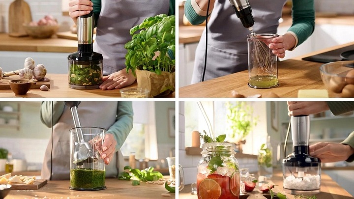 Blender ręczny Bosch ErgoMaster MSM6M622 Rozdrabniacz Końcówka do ubijania