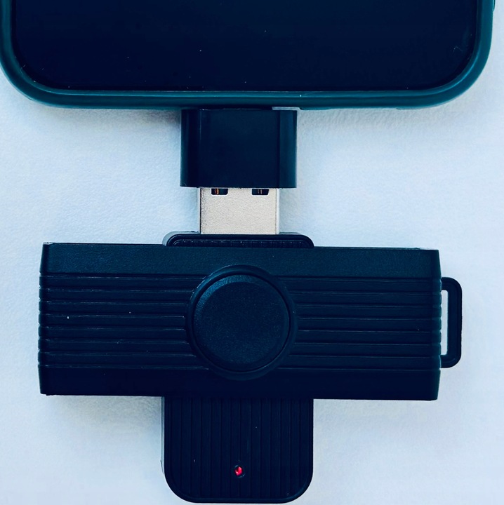 Czytnik Kart Kierowców|USB-A + USB-C + Micro USB