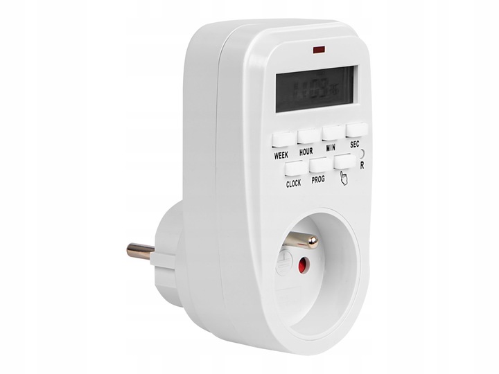 3x PROGRAMATOR CZASOWY TIMER WŁĄCZNIK CYFROWY LCD WYŁĄCZNIK 1MIN 8 USTAWIEŃ