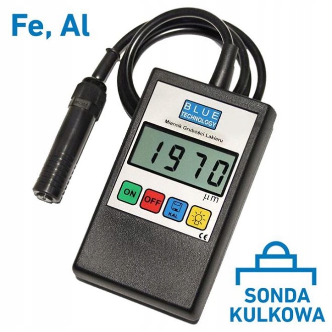 MIERNIK GRUBOŚCI LAKIERU P-11-S-AL SONDA KULKOWA