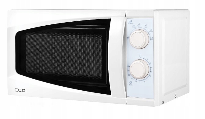 Biała Mikrofalówka 700W 20L minutnik