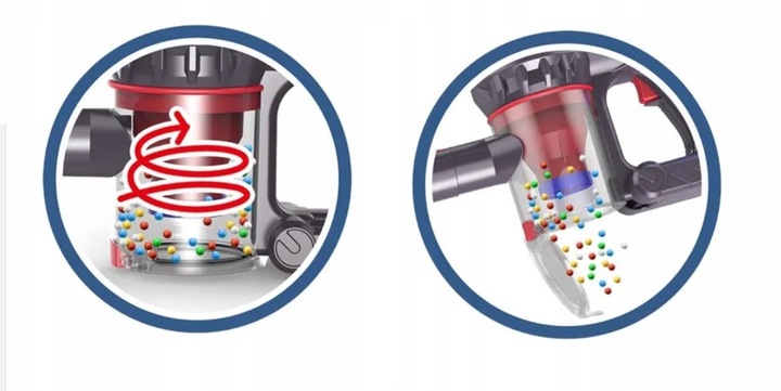 Odkurzacz dla Dzieci Pionowy Bezprzewodowy Dźwięk