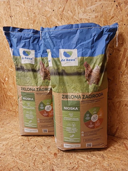 PASZA KARMA DLA KUR NIOSEK KRUSZONKA BOGATY SKŁAD DE HEUS 25 KG