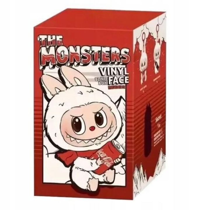 LABUBU COCA-COLA THE MONSTER BRELOK MASKOTKA PLUSZOWA KOLEKCJONERSKA