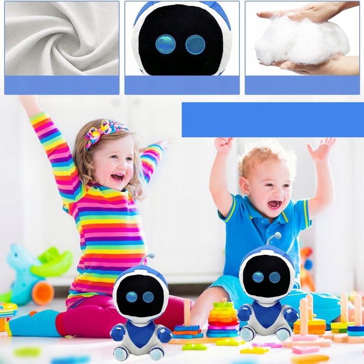 KOLEKCJONERSKA 30CM MIĘKKA ZABAWKA PLUSZOWY ASTRO BOT NA PREZENT URODZINOWY