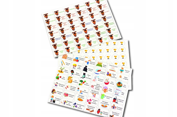 Tablica magnetyczna, tablica obowiązków JEDNOROŻCE