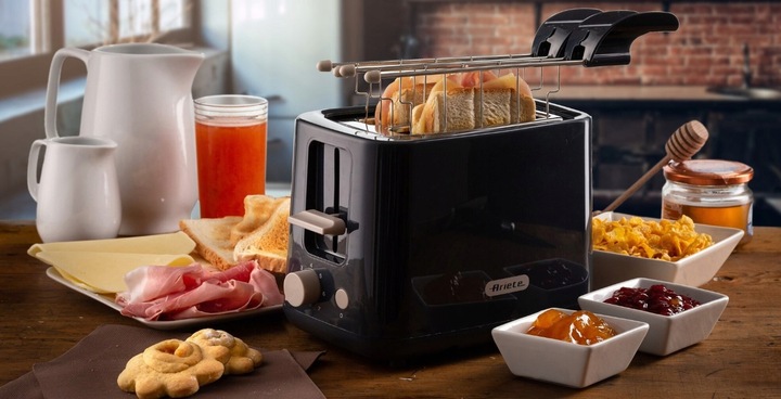 Toster Ariete 0157/03 Ciemnoszary 760W 7 poziomów