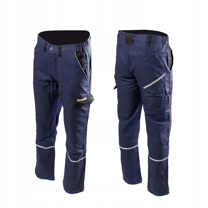 Spodnie robocze monterskie Bawełna 100% granatowe do pracy Brixton r. 48