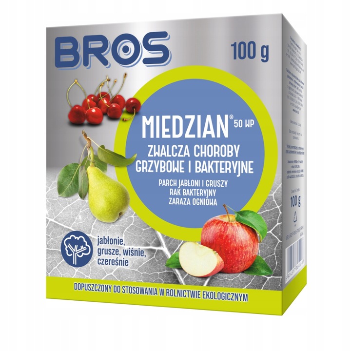 Koncentrat Na Mszyce Bros Naturalnie 50ml+Środek Grzybobójczy Miedzian 50WP