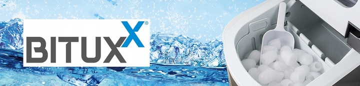 Kostkarka do lodu MOCNA srebrna REGULACJA WIELKOŚCI KOSTEK WYDAJNA BAROWA