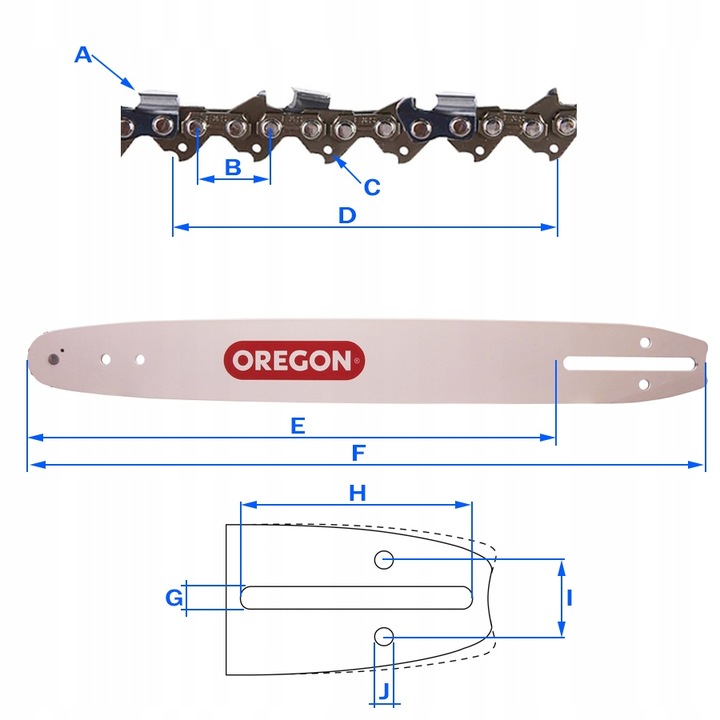 2x Łańcuch + Prowadnica Do Makita DCS4610 | 35 cm