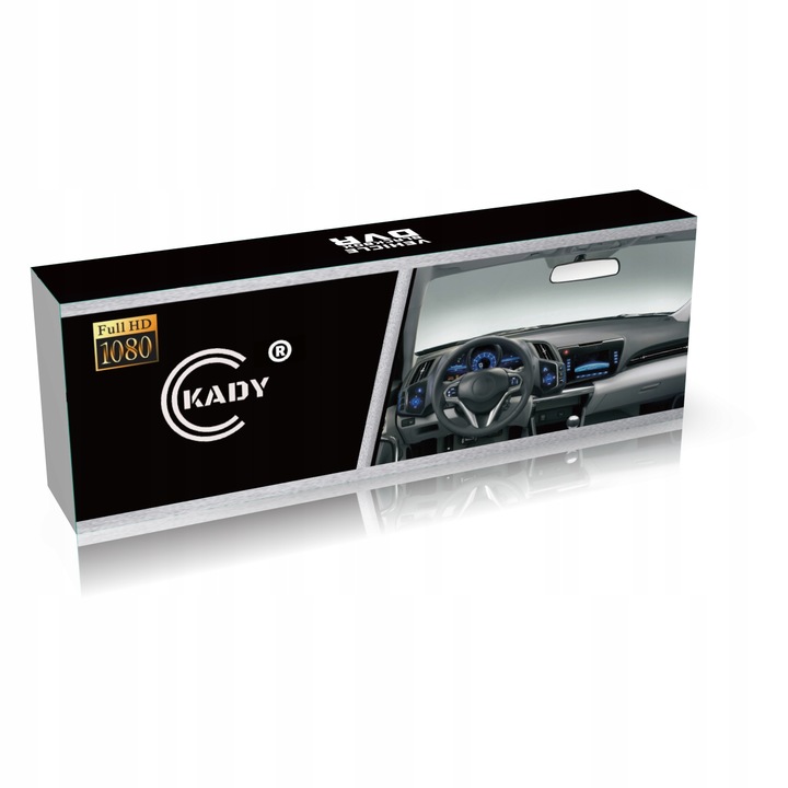 WIDEOREJESTRATOR DOTYKOWY KAMERA COFANIA LUSTERKO