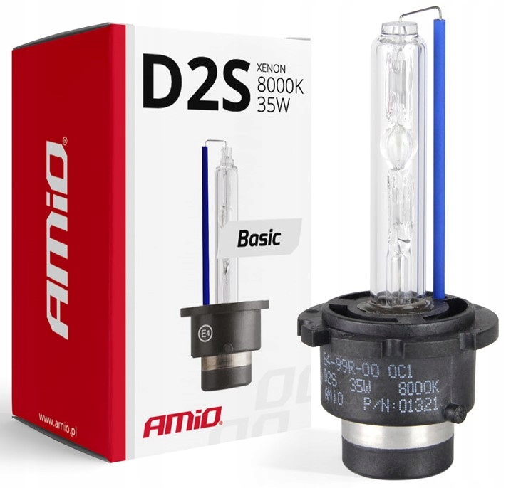 2x ŻARÓWKA KSENONOWA XENON D2S 8000K 2x ŻARNIK D2S BASIC MOCNY