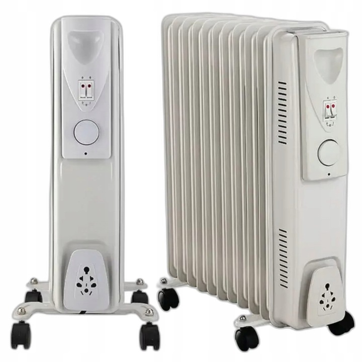 Grzejnik olejowy 13 żeberek na GĘSTY olej 2900W żeberkowy elektryczny